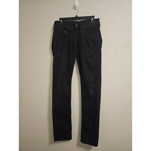 True Religion Geno relaxed slim fit black men's jeans 28x34